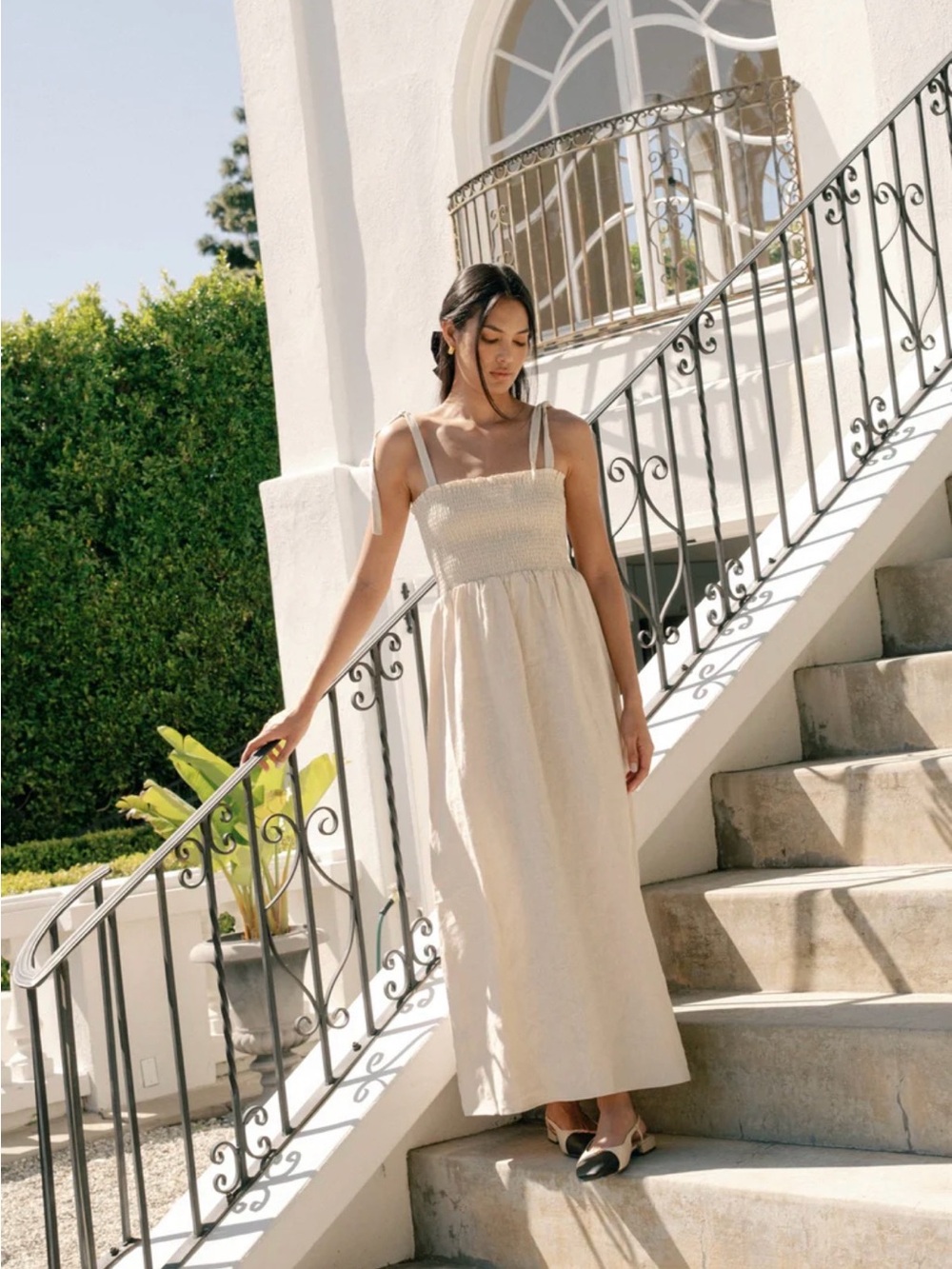 Whimsy and Row Sophie Dress in Oatmeal